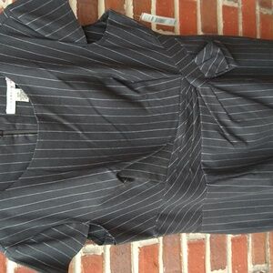 AA Studio AA pinstripe classic dress with side detail